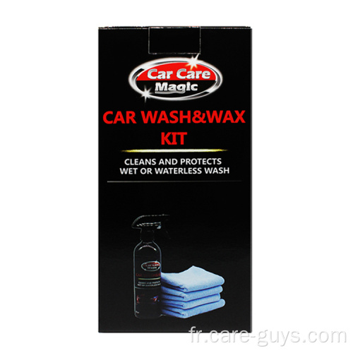 lavage de voiture et kit de cire cire polonaise de voiture